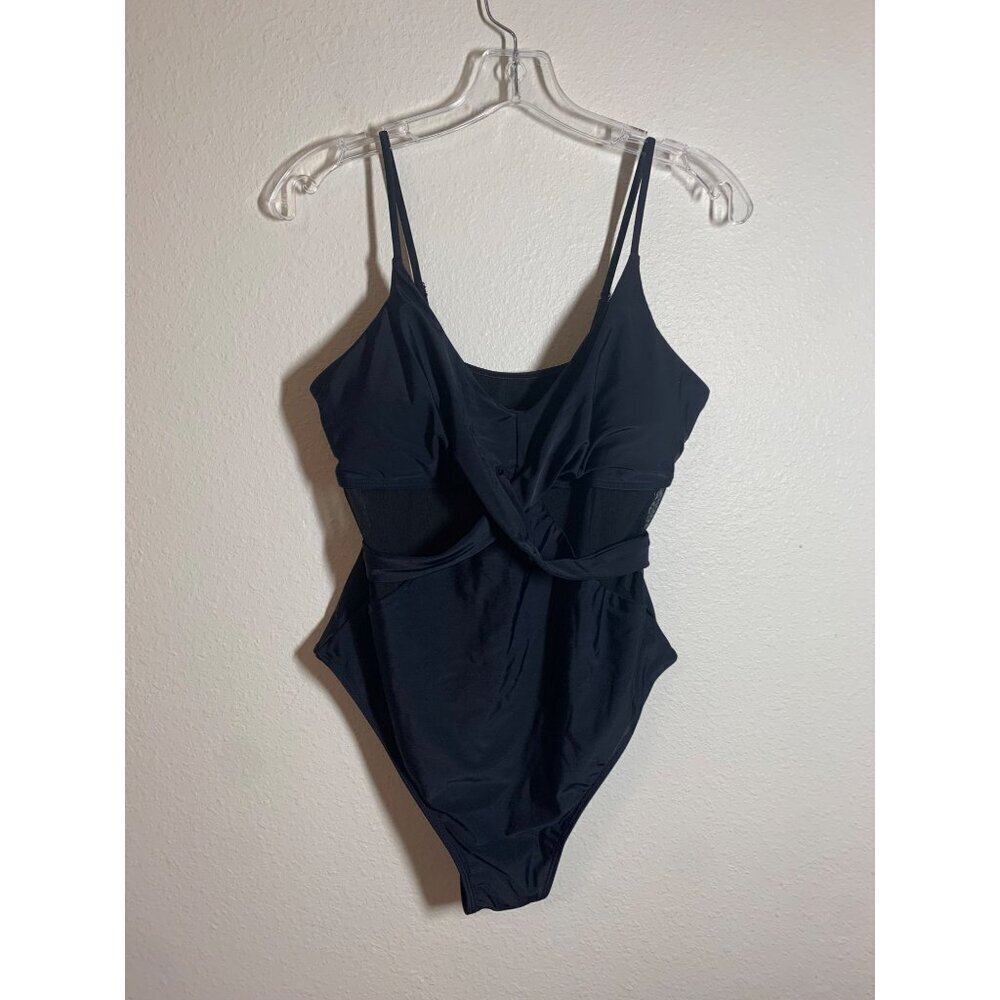 NWT Zaful One Piece Swimsuit Beach Pool Summer Black Women's Size Large